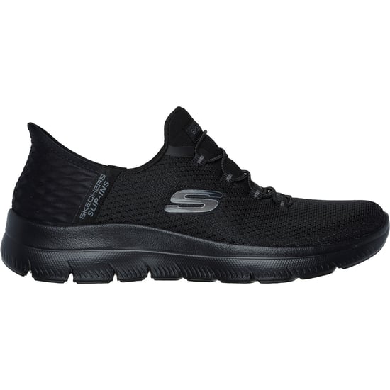 Skechers Summits Diamond Dream Textile Damen Sneaker in Schwarz - Image 5