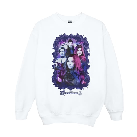 Disney Girls The Descendants Group Attitude Sweatshirt (White)
