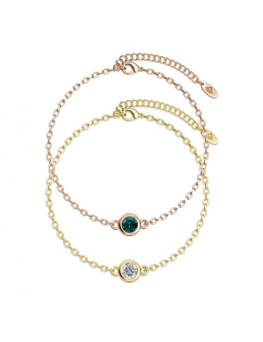 Geburtsstein-Armband - Gold, Rose Gold und Multi - Image 1