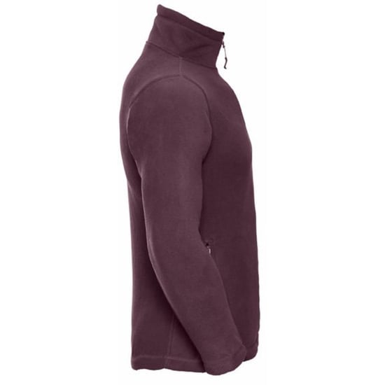 Russell Herren 1/4 Zip Outdoor Fleece Top (Burgund) - Image 3