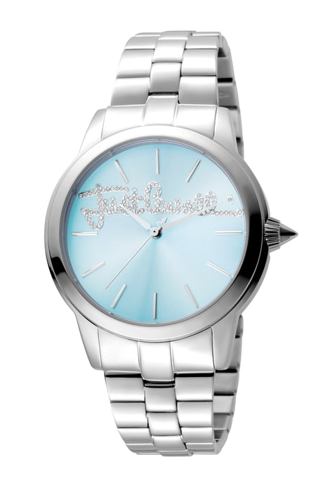 Just Cavalli JC1L006M0065 LOGO Womens Ice Blue Watch