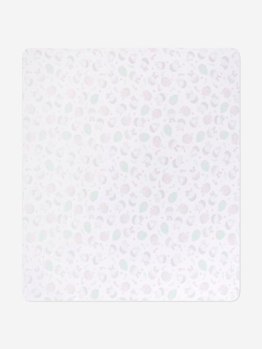 Magnolia Baby Baby Festive Cupcakes Swaddle Blanket in White