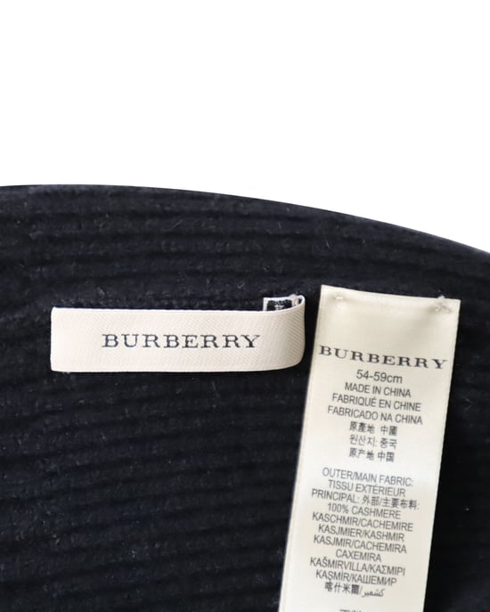 Burberry Strickmütze aus schwarzem Kaschmir - Image 6