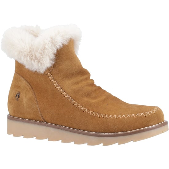 Hush Puppies Moira Wildleder Damen Tan Stiefel - Image 1