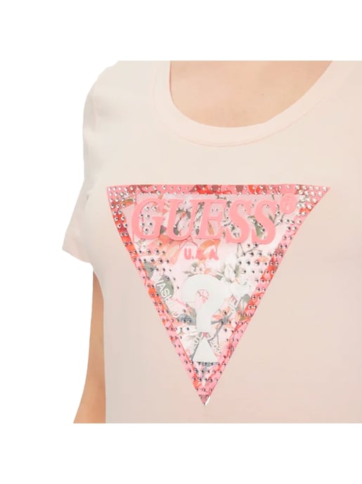 Guess Damen-T-Shirt Rn Dreieck - Image 2