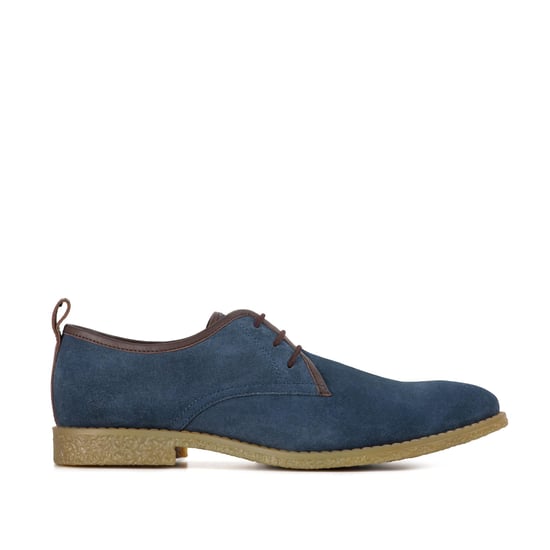 Redfoot Lewis Navy Suede Desert Shoe