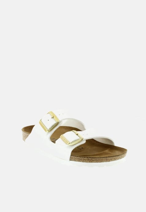 Birkenstock Arizona Schmaler Schnitt Patent Weiß 1005294 - Image 1