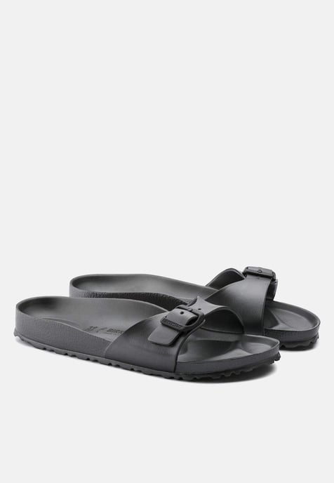 Birkenstock Madrid Eva Enge Passform Schwarz 128163 - Image 2