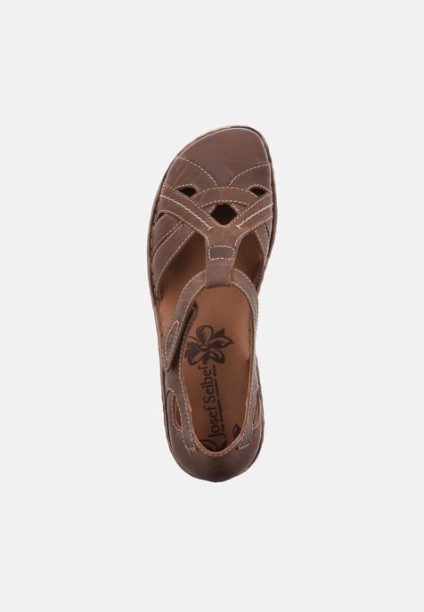 Josef Seibel Rosalie 29 Brandy - Josef Seibel  Brown Tan Leather Ladies Sandal
