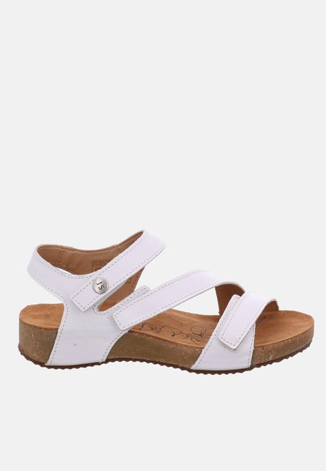 Josef Seibel Tonga 25 Weiß - Josef Seibel Weiße Leder Zehentrenner Damen Sandale - Image 2