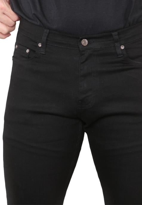 MYT Herren Skinny Fit Jeans Stretch Denim in Schwarz - Image 4