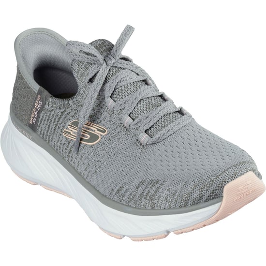 Skechers Edgeride Impression Damen Textil Sneaker in Grün/Orange - Image 1