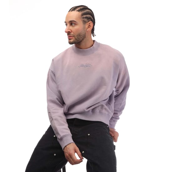 Soli Color LAUNDRY Rundhals-Sweatshirt in Violett - Image 4