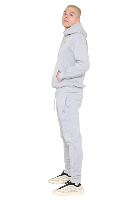 MYT Herren-Trainingsanzug mit Kapuze und Pullover in Grau - Image 3