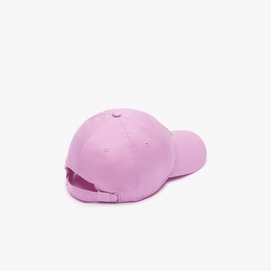 Accessories Lacoste Adjustable Cotton Twill Cap in Pink