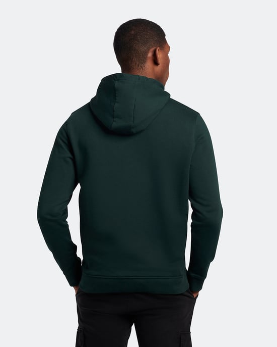 Lyle & Scott Pullover Hoodie in Grün - Image 3