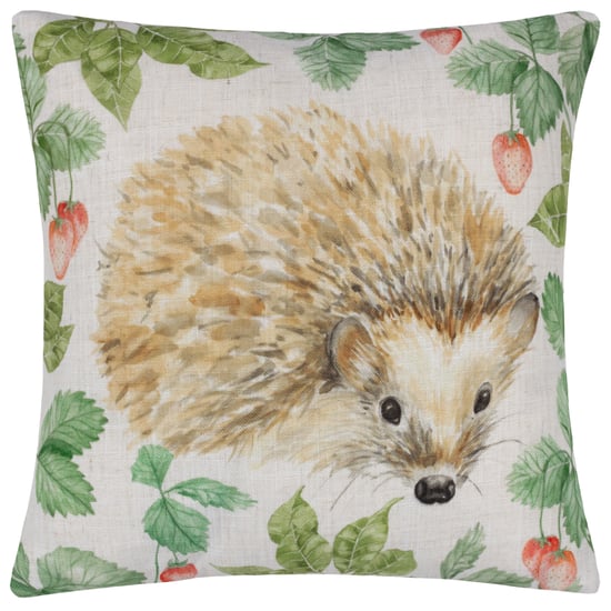 Evans Lichfield Grove Igel Aquarell Druck Federkissen - Image 1