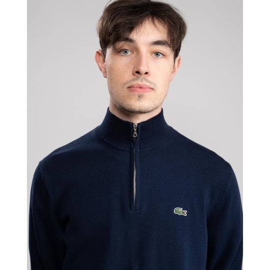 Lacoste Half Zip Logo Mens Sweatshirt