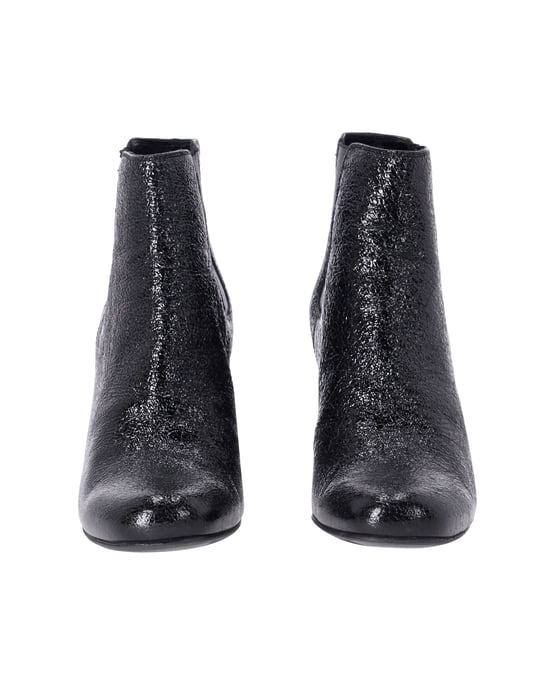 Saint Laurent Hohe Chelsea-Stiefel aus schwarzem Leder - Image 4