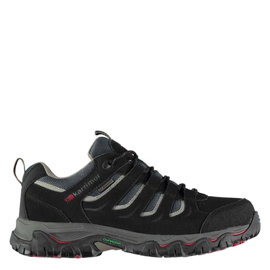 Karrimor Mens Mount Low Walking Shoes Lace Up Treking Hiking Weathertite