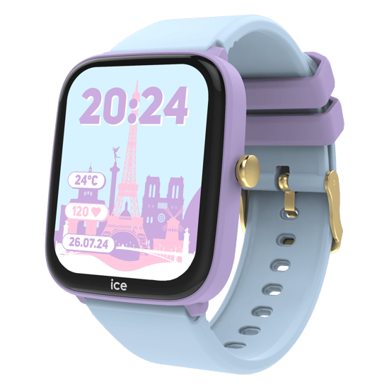 Ice Watch Ice Smart Junior 2.0 - Lila - Soft Blue Kinderuhr 022801 - Image 2