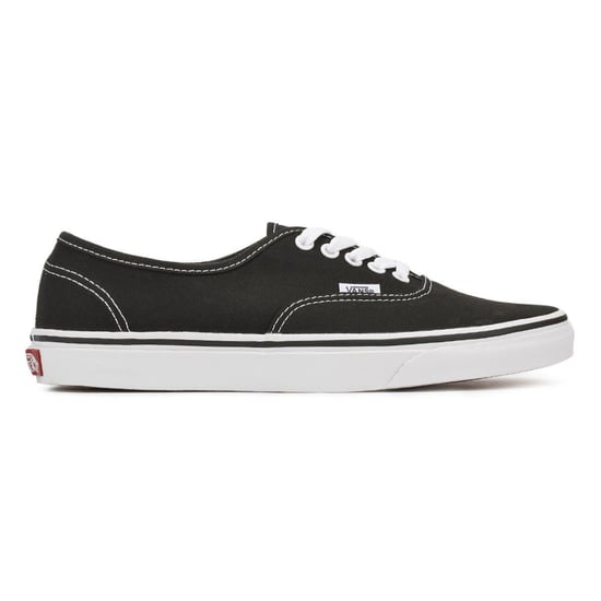 Vans Authentic Unisex Schwarz Weiß Canvas Vulcanised Skate Turnschuhe - Image 4