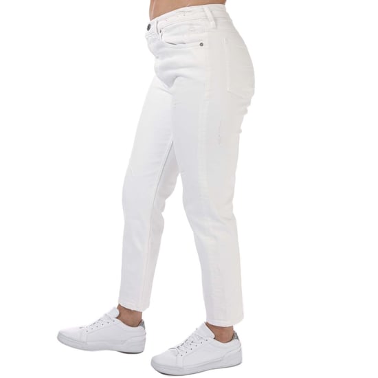 Tommy Hilfiger Tabard Logo Patch Jeans für Frauen in Weiß - Image 2