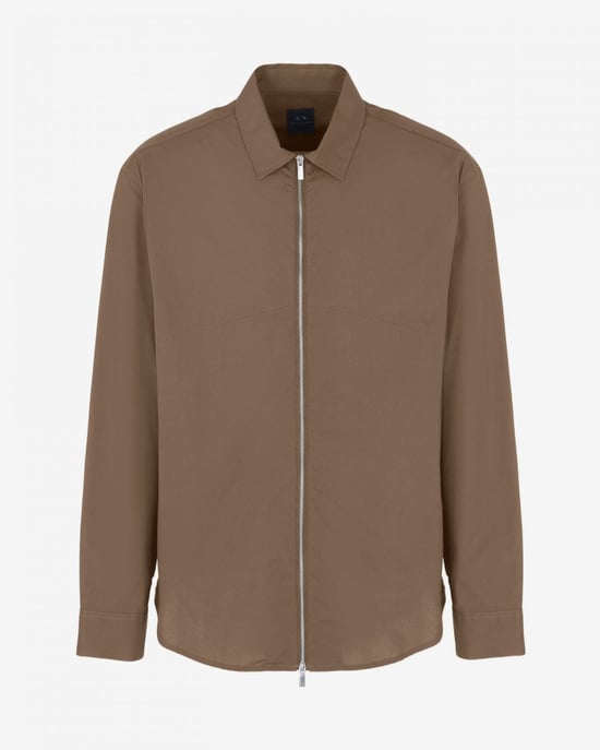 Armani Exchange Mens Zip Overshirt