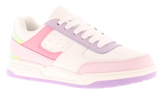 Focus Older Girls Trainers Molly Lace Up white