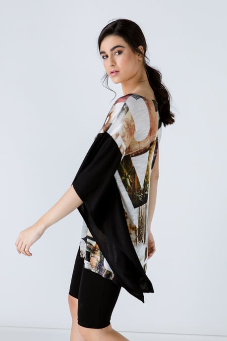 Asymmetrische Print-Tunika - Image 3