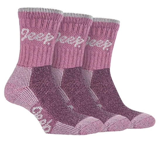 JEEP TERRAIN - 3 Paar Baumwoll-Wandersocken für Damen - Image 1