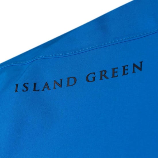 Island Green - Jacke, wasserfest für Herren - Emblem (Türkis/Schwarz) - Image 2