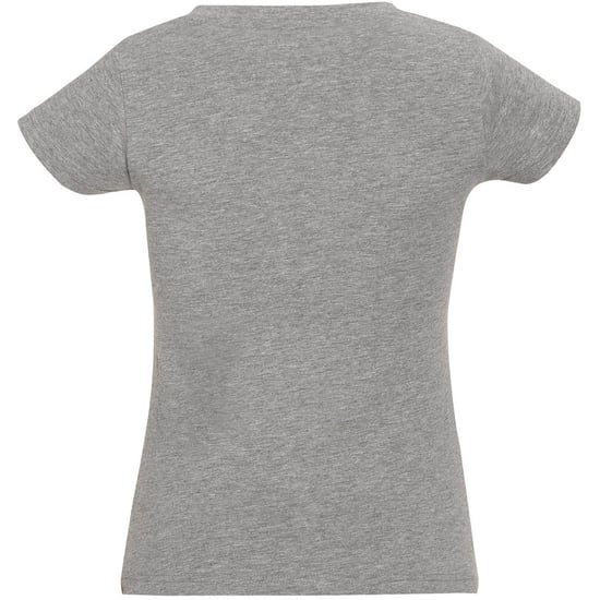 SOLs Damen/Damen Moon V-Ausschnitt T-Shirt mit kurzen Ärmeln (grau meliert) - Image 2