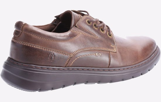 Hush Puppies Triton Leder Schuh Herren Braun - Image 3