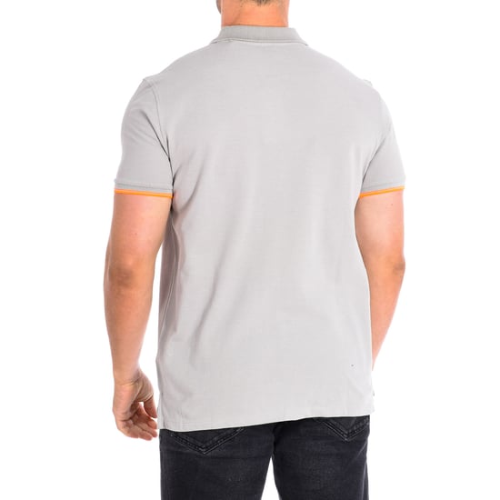 NTRE Short Sleeve Polo with contrast lapel collar 64122 man