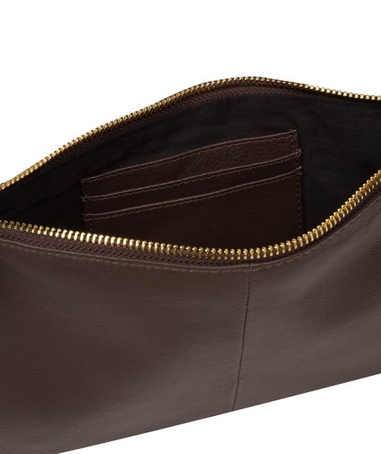 'Anya' Hot Fudge Nappa Leather Cross Body Bag