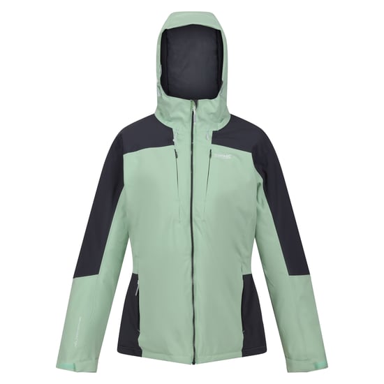 Regatta Womens/Ladies Highton Stretch Padded Jacket (Quiet Green/Seal Grey)