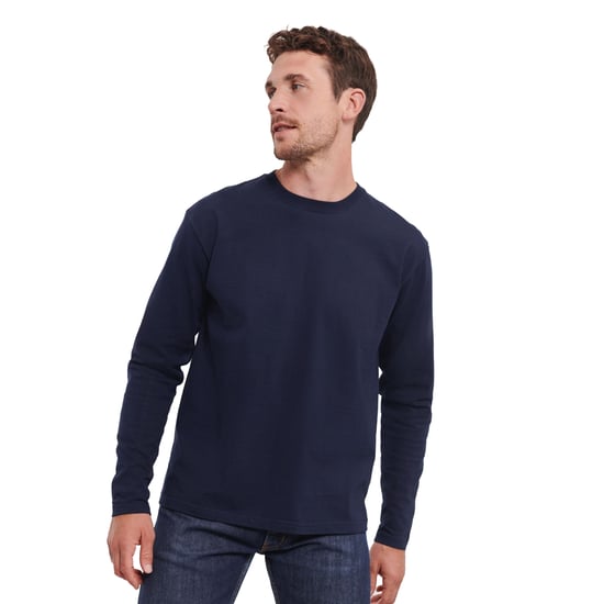 Russell Herren T-Shirt mit langen Ärmeln (French Navy) - Image 1