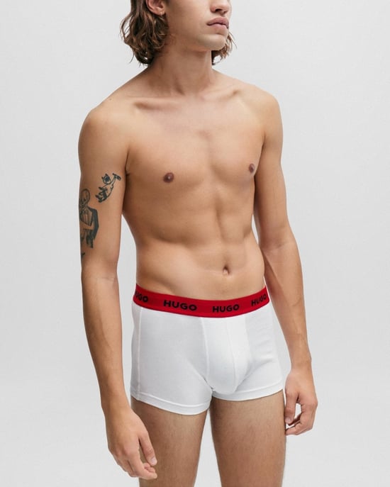 HUGO Triple Pack Mens Trunks - Image 3