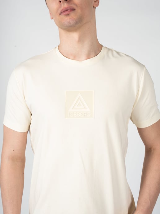 Iceberg T-Shirt C-Neck Herren beige - Image 5