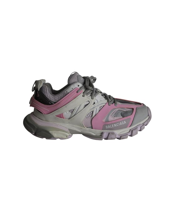 Balenciaga Track Sneakers in Pink Kombi Polyurethan - Image 1