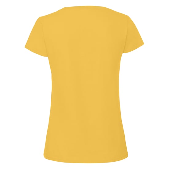 Fruit Of The Loom Womens/Ladies Ringspun Premium T-Shirt (Sonnenblume) - Image 2