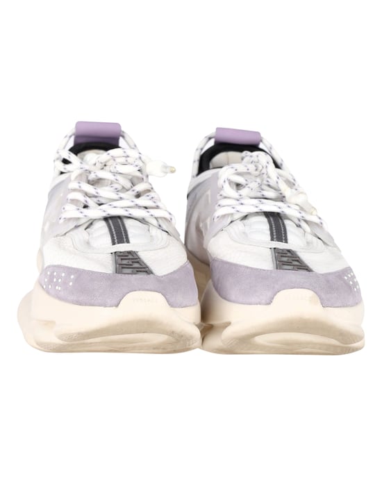 Versace Chain Reaction Sneaker aus weißem Leder - Image 2