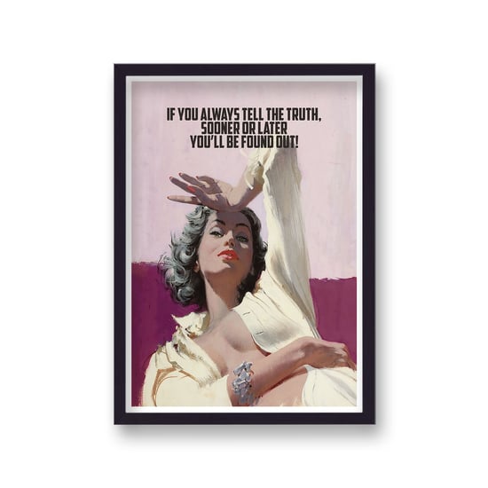 Pulp Friction If You Always Tell The Truth Purple Pink