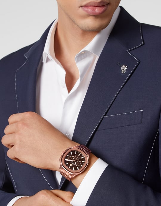 Philipp Plein $keleton $pectre roségold Herren Armbanduhr PWSAA0623 - Image 3