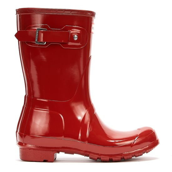 Hunter Original Gloss Short Womens Military Red Gummistiefel - Image 5