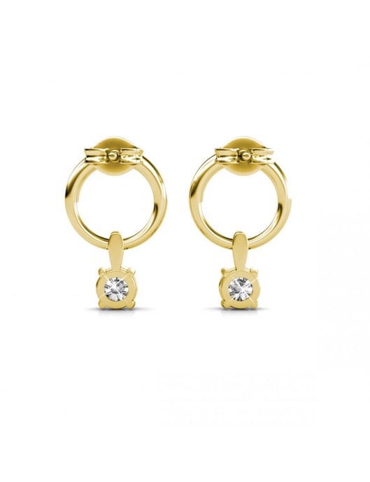 Octavia Ohrringe - Gold und Kristall - Image 5