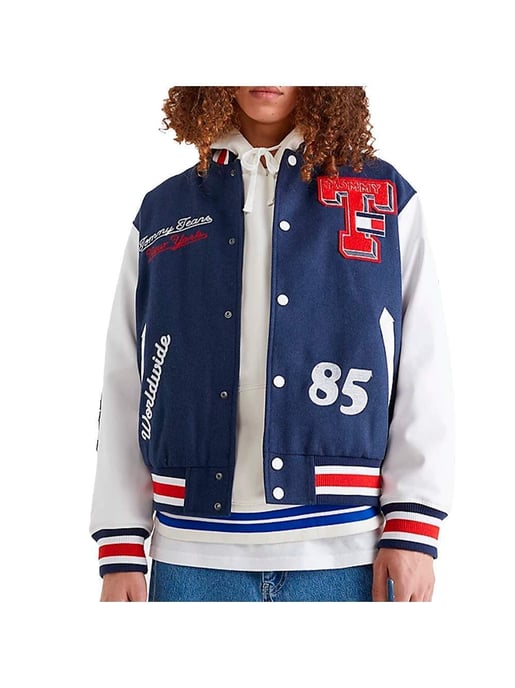 Blouson Tommy Jeans Herren Baseball College Stil Freizeit - Image 1
