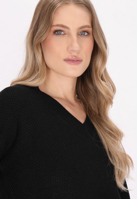 Dreimaster Pullover Damen Schwarz - Image 5