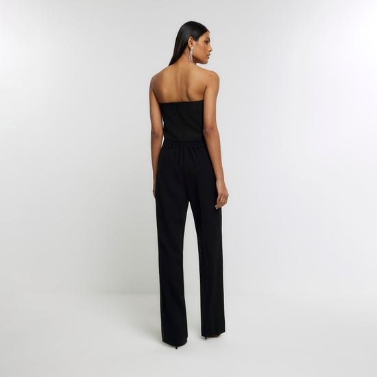 River Island Womens Smart Trousers Black Straight
